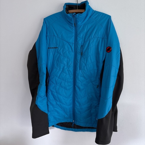 MAMMUT insulated jacker mid-layer LARGE blue - Picture 1 of 5